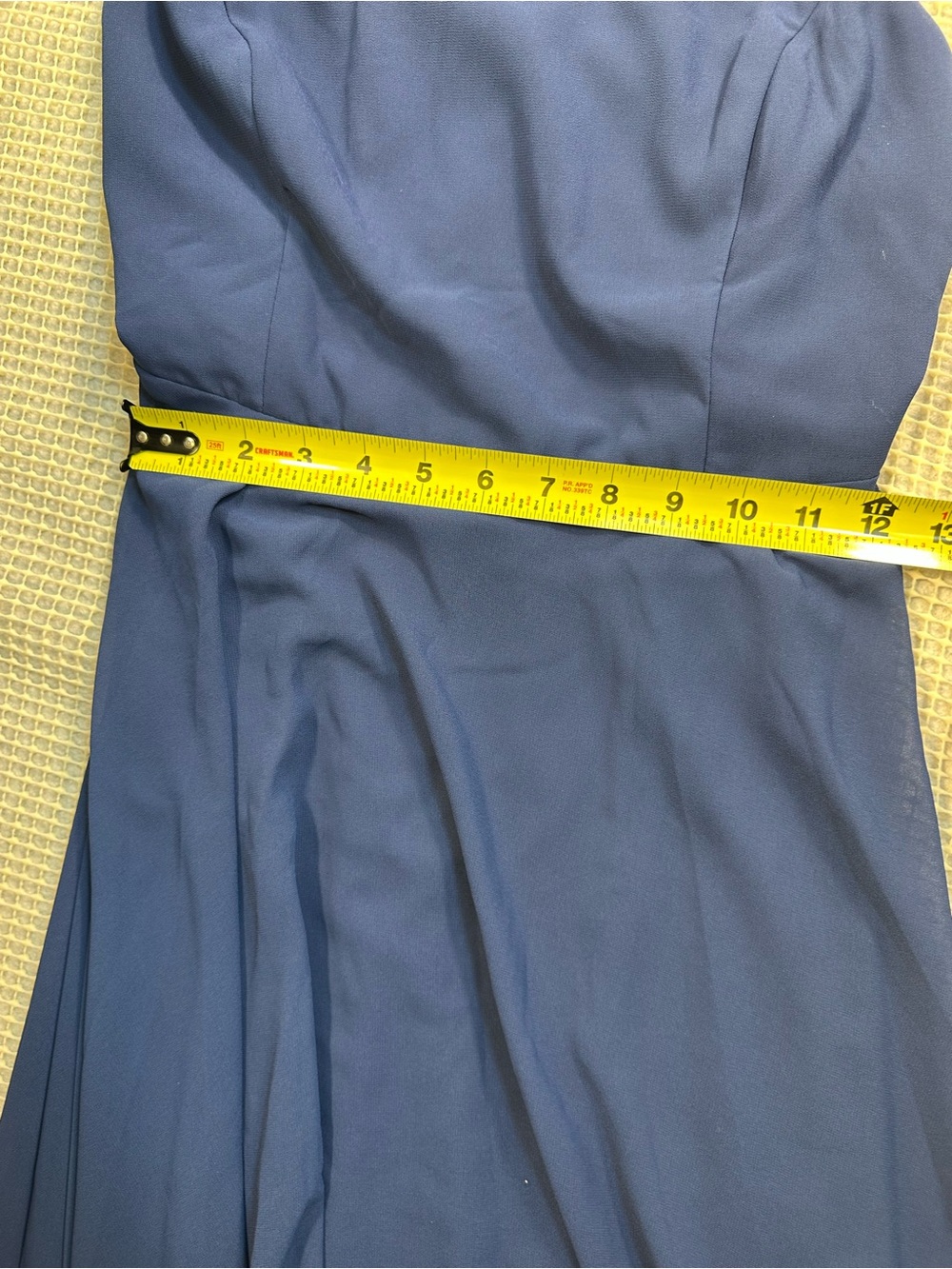 NWT Lulus Mythical Kind of Love Navy Blue Maxi Dress Backless Bridesmaid L - Picture 8 of 11